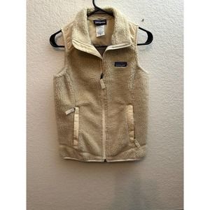 Patagonia Sherpa vest XS (fits like XXS) cream color